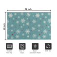 thumbnail image 5 of Blue Christmas Snowflake and Star Pattern Door Rugs,Washable Non Slip Door Mats Indoor,Decorative Door Mats,Entry Mat Indoor for Entrance,Bedroom,Kitchen,Bathroom,20"x32", 5 of 6
