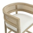 thumbnail image 6 of Christopher Knight Home 25.5" Upholstered Counter Stools, Wood Frame with Rattan Back, Light Ash, Set of 2, 6 of 8