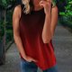 thumbnail image 2 of Moda Mujer Causal Cuello Redondo Impresión Blusa Sin Mangas Camiseta Verano Tank Tops Fridja ghk2303, 2 of 4