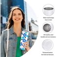 thumbnail image 5 of Evil Eye Flowers Libbey Insulated Skinny Tumblers Cup,Turkish Blue Coffee Mug 20 Oz with Lid Protection Good Luck Gift for Women,Double Wall Reusable Vacuum Stainless Steel Water Bottle, 5 of 6