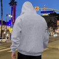 thumbnail image 3 of MHFRRA Sudadera con Capucha Temática y Bolsillo Delantero para Mayor Comodidad y Estilo Urbano Gris claro, 3 of 5