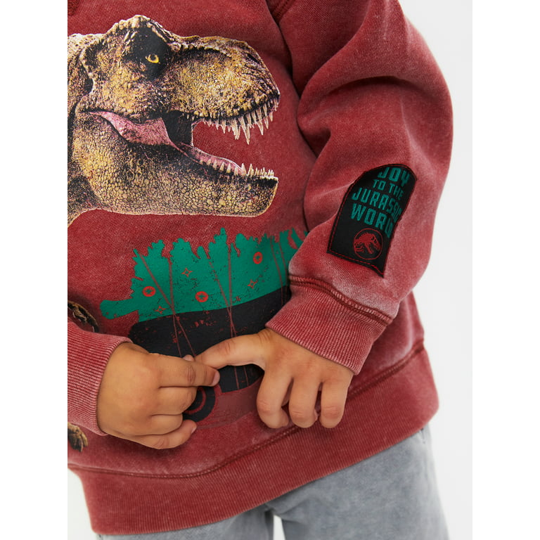 Sizes Jurassic Sweatshirt, 12M-5T Toddler Park Festive Baby Crewneck Boys and