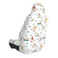 thumbnail image 2 of Fotbe Cartoon House Funda para Asiento de Auto con Estampado – Impermeable y Antisudor – Ajuste Universal, Lavable a Máquina, Antideslizante (1 Pieza), 2 of 5