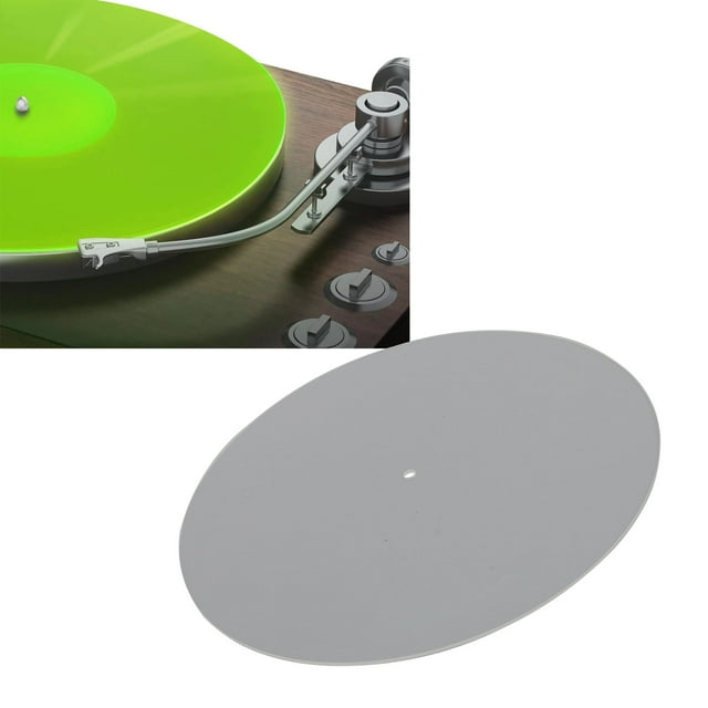 Acrylic Turntable Mat, Professional Noise Reduction Acrylic Turntable Platter Mat, Stylish Anti Static Acrylic Slipmat for LP Record Players