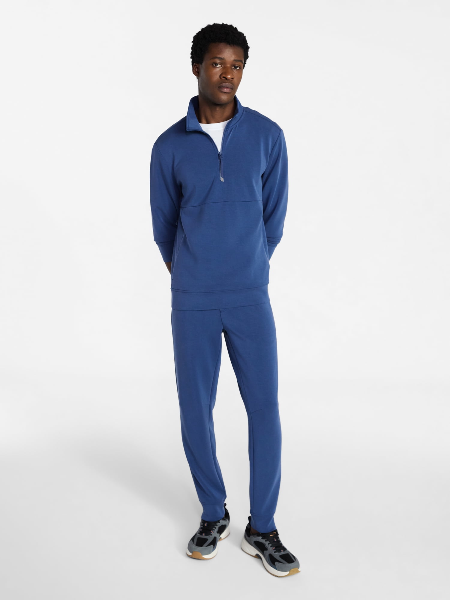 Athletic Works Men's and Big Men's Scuba Knit Joggers, Sizes XS-5XL