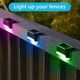 thumbnail image 2 of 4 Pack Solar Deck Lights Led Solar Step Lights Waterproof Fence Lights For Outdoor Steps Fence Ruikalucky Cold Light White, 2 of 3