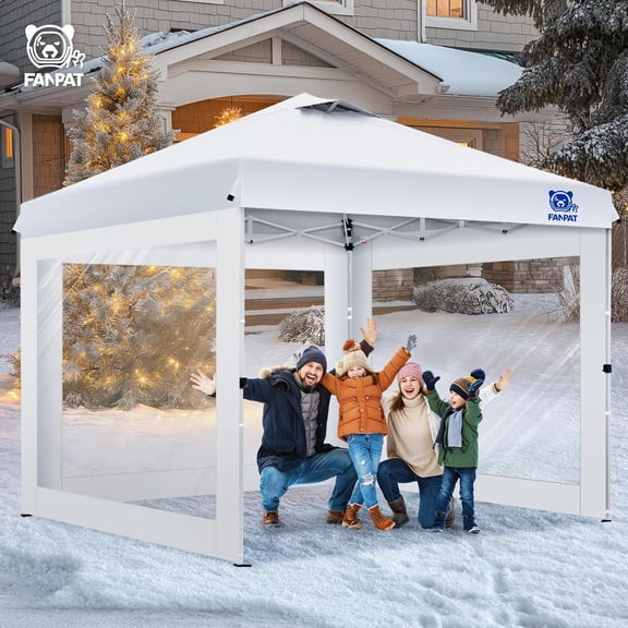 3Pcs Clear Canopy Sidewalls for 10x10 Pop Up Tent