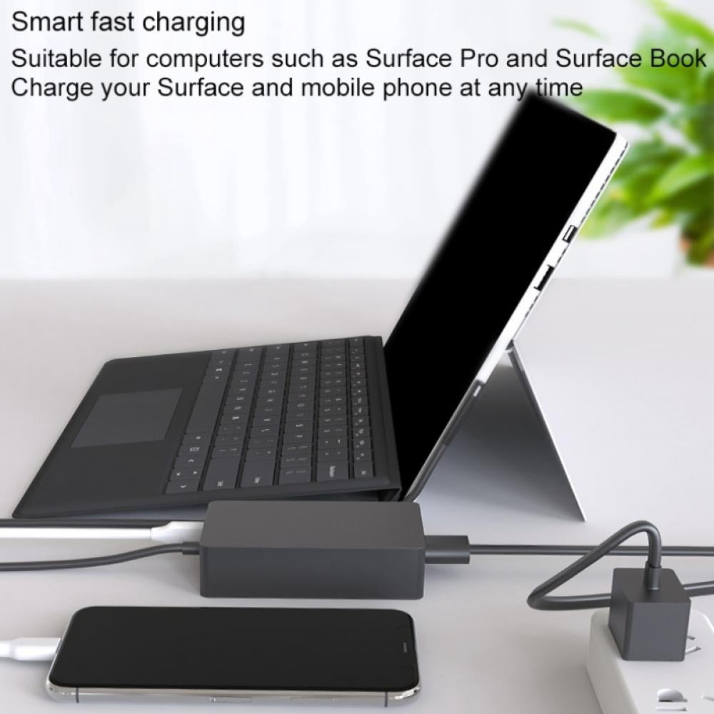 Surface Book Charger, 15V 4A 65W Surface Pro 7 Power Supply Compatible with Microsoft Surface Book Surface Laptop Surface Pro 3 4 5 6 GO BOOK