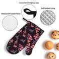 thumbnail image 3 of Fotbe Humming Bird And Tropical for 4Pcs Oven Mitts and Pot Holders, 500℉ Heat Resistant Oven Mitts , Non-Slip Silicone Surface Safe for Baking, Cooking, BBQ, 3 of 6