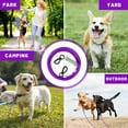 thumbnail image 6 of HaiYUAN Dog Tie Out Cable 10/15/20/25/30 FT Dog Runner for Yard Steel Wire Dog Cable with Durable Superior Clips purple Dog Chains Heavy Duty for Outside Hold Large Dogs Up to 165 lbs, 6 of 9