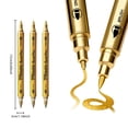 thumbnail image 3 of Leeye Gold Acrylic Glass Exquisite Art Marker Pen Tip and Suitable for Adults Adolescents in Rock 1ml Drawing DIY Craft, 3 of 6