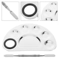 thumbnail image 4 of Shisuyan Portable Makeup Board Stainless Steel 1 Set 4.9In X 3.2In X 0.1In, 4 of 8
