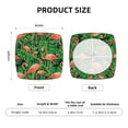 thumbnail image 5 of Honeii Flamingo Print Square Cushion Cover with Elastic Band & Ties,Sofa Cushion Covers,Furniture Protector for Living Room,Washable Sofa Seat Slipcover-Two Pieces, 5 of 7