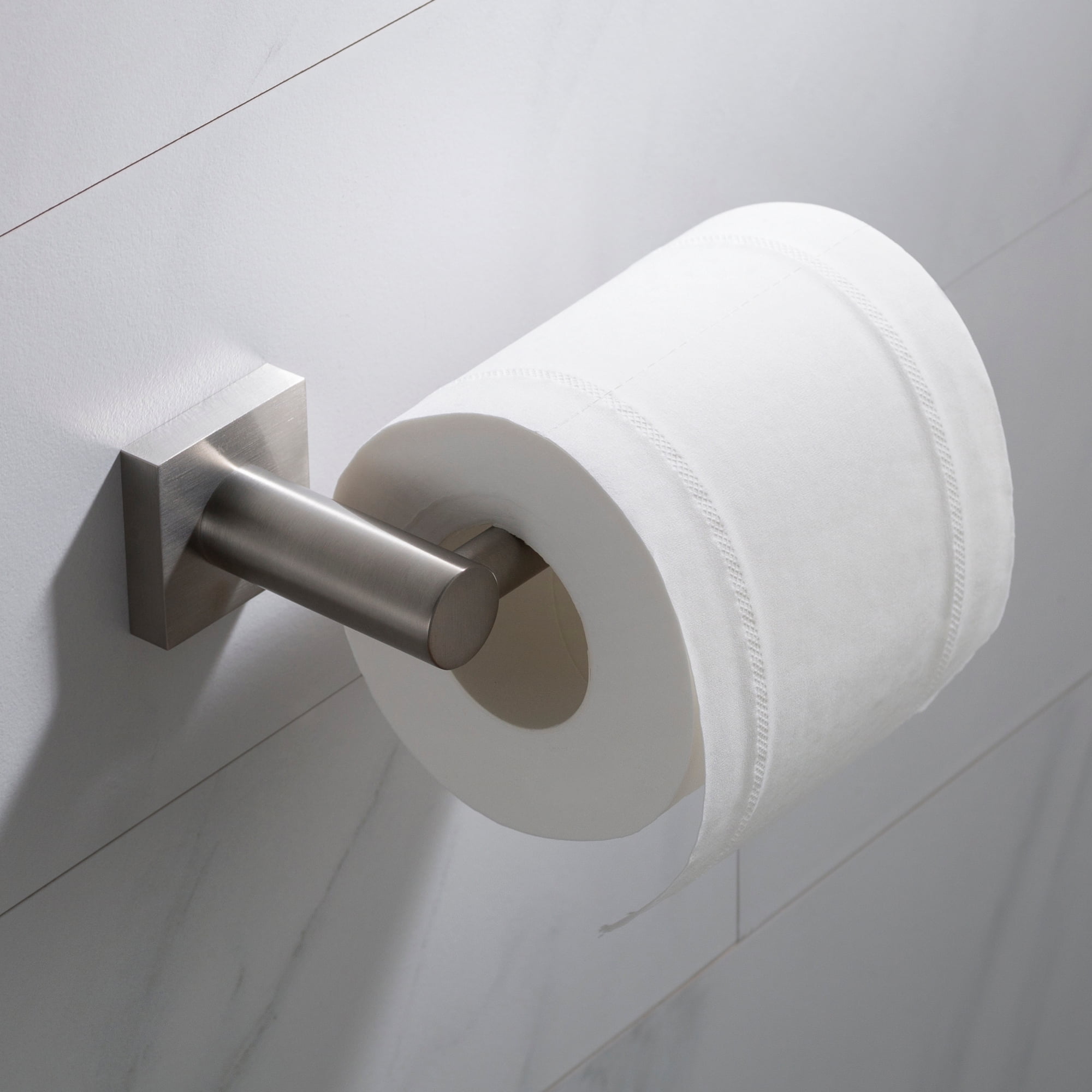Brushed Nickel Bath Accessory Toilet Roll Tissue Paper Holder Bathroom Hardware for sale online 