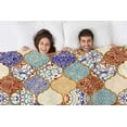 thumbnail image 2 of Yibo Floral Folk Art Blanket Flannel Soft and Comfortable Anti-static Bed Sofa Blanket, 2 of 7