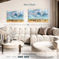 thumbnail image 3 of Elephant Stock Bison Herd In Grand Teton Wall Art - Horizontal Multi Panel Canvas - Living Room Wall Decor - Animal Multi Panel - Brown And Blue Decor - 45" x 28", 3 of 4