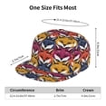 thumbnail image 5 of Goofa Fox Face Printed Men's Baseball Cap,Straight Brim Hat,Golf Dad Hat,Versatile Style,Sun Protection Cap,Travel Hat, 5 of 9