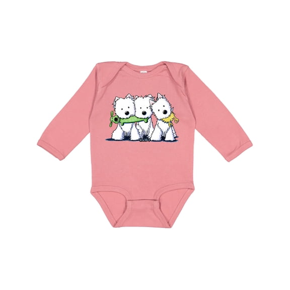 Inktastic Westie Pro Players Boys or Girls Long Sleeve Baby Bodysuit