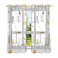 thumbnail image 6 of Yayeee Window Curtains Set of 2 for Living Room Light Filtering 63"x52", Construction Ladder Truck, 6 of 7