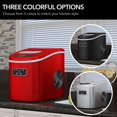thumbnail image 3 of Máquina de hielo Whynter IMC-270MR compacta y portátil de 12 kg, color rojo, 3 of 6