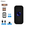 thumbnail image 1 of Aibecy Handheld 3-in-1 Barcode Scanner 1D/2D/QR Bar Code Reader Support BT & 2.4G Wireless & USB Wired Connection Compatible with Windows Android iOS for Supermarket Retail Logistics Warehouse, 1 of 7