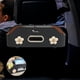 thumbnail image 4 of Organizador para reposacabezas de coche, asiento trasero, accesorios para coche, porta pañuelos multiusos Flor negra 3D, 4 of 9