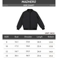 thumbnail image 6 of MADHERO Boys Bomber Jacket Black Flight Jacket size 8, 6 of 6