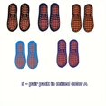 thumbnail image 1 of HAOAN 5-Pack Unisex Yoga Socks with Non-Slip Design - Comfortable Fit for Sports & Pilates - 75% Polyester  25% Spandex  Machine Washable  Solid Color  Knit Fabric  All-Season - Ideal Gif, 1 of 7