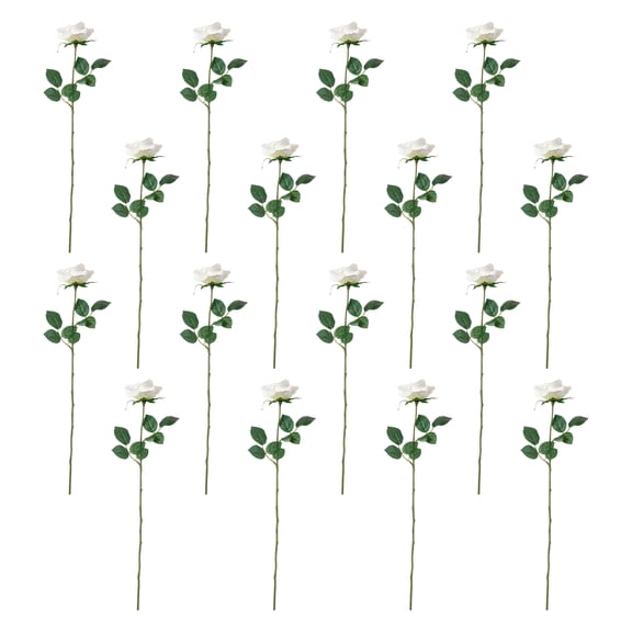 16 Pack: Ivory Princess Rose Stem by Ashland
