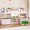 Pink, variant on VortinT Toy Storage Organizer, 74.3" 3-Tier Kids Bookshelf, Movable Toy Box with Building Block Lids, Cubbies Storage, Magnetic Drawing Board, White