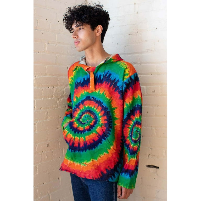 Ragstock Tie Dye Baja Hoodie Walmart