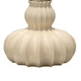 thumbnail image 4 of Benzara BM241094 Table Lamp wit Pot Bellied Body & Ribbed Pattern, Cream, 4 of 5
