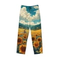 thumbnail image 6 of Daiia Field Style Bicycle Young Sunflower Men's Sleep Pant with Pockets and Drawstring,Pajama Pants-XX-Large, 6 of 9