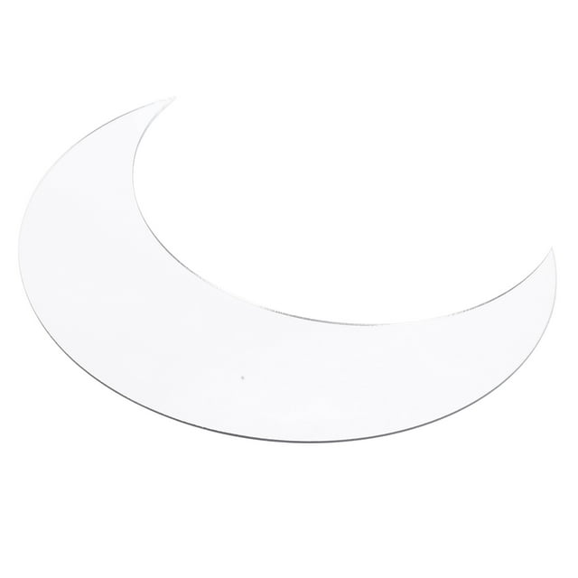 Etiqueta de la pared en forma de luna,Etiqueta de la pared de la pared del espejo de la forma de la luna Decoración de la pared Diseño de clase mundial Jadeshay A