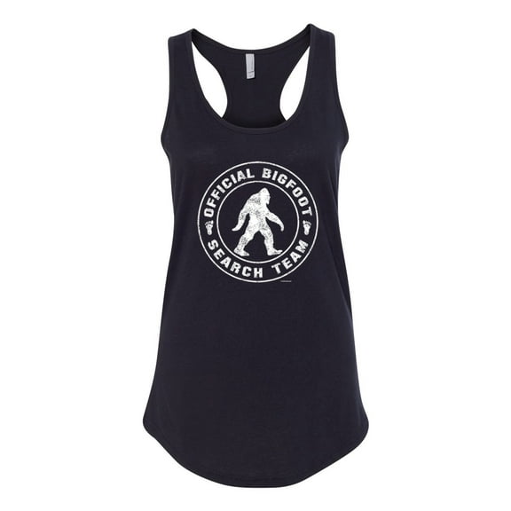 Wild Bobby Official Bigfoot Search Team Funny Sasquatch Pop Culture Women Racerback Tank Top