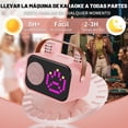 thumbnail image 4 of Bocina Bluetooth JYX, Altavoz Portátil con 2 Micrófonos Inalámbricos, 15 Animaciones, Bocina para Fiestas con Voz Mágica y Divertida, Bocina Inalámbrico para Niñas, D58P-T, 4 of 9
