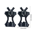 thumbnail image 3 of MTBLYS Ice Cleats for Shoes Winter Ice Cleats for Shoes, 10-Spike Traction Grips, Non-Slip Rubber Shoe Covers for Hiking & Snow, Universal Fit, 2 Pairs, 3 of 5