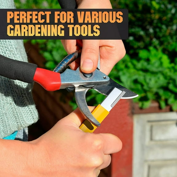 Boutique Clearance Polishing Stone Garden tool Sharpener Sharpener Pocket Speedy Sharp Shear Sharpener for Pruners Garden Shears Scissors Hedge Trimmers Axes Hatchets Lawnmowers Help Extends tool