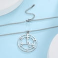 thumbnail image 2 of EUEAVAN Stainless Steel Demon Seal Necklace Sigil of Lilith Solomon Magic Pendant Jewery Silver, 2 of 6