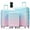 Blue & Pink, variant on Euroco 3 Piece Luggage Sets, 20" Carry-on Suitcase with USB Port and Cup Holder,Hardside Lightweight Suitcase Set with TSA Lock and Spinner Wheels(20"/24"/28"),White