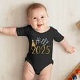 thumbnail image 2 of Baby Boys Clothes 3-6 Months Long Sleeve Crew Neck Solid Color Outfits Clothes One-Piece Toddler Boys Romper & Jumpsuit,Black,3-6 Months, 2 of 3