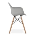 thumbnail image 4 of Aron Living Pyramid 17.5" Plastic and Beech Wood Armchairs in Red (Set of 2), 4 of 6