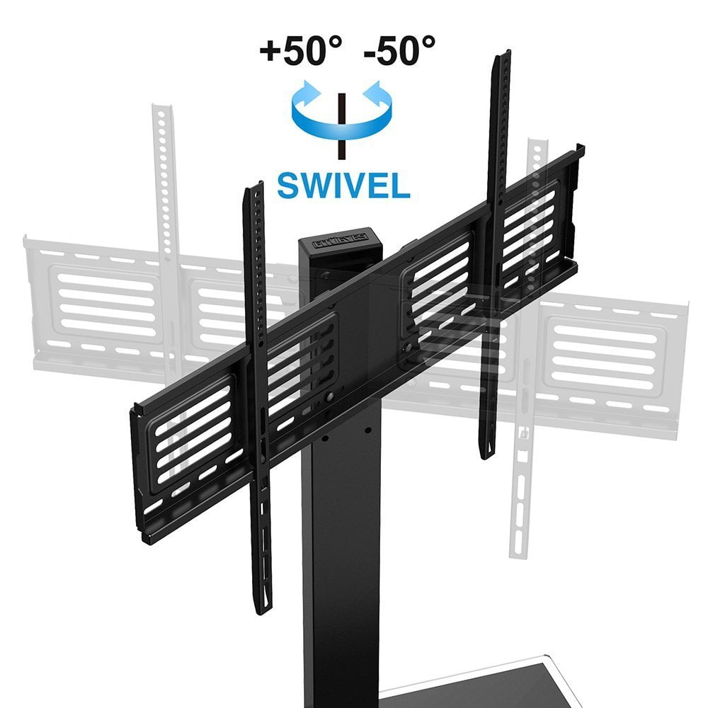 Universal TV Stand Base with Mount for 50 to 80 inch Flat screen  ,Height Adjustment and ± 50° Swivel Entertainment Center