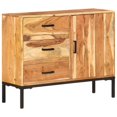 thumbnail image 1 of vidaXL Sideboard 88x30x73 cm Solid Acacia Wood, 1 of 5