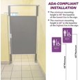 thumbnail image 4 of ADA CENTRAL SIGNS - 6"X9" Boys Accessible Restroom Sign - ADA Compliant Tactile Graphics Grade 2 Braille Text Wall Signs - Bathroom Door Placard Double Sided Tape Wheelchair Handicap Rest Room Sign, 4 of 7