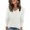 White #25, variant on Sweaters for Women V Neck Casual Knit Long Sleeve Tops 2026 Fall Lightweight Pullover Sweaters, S