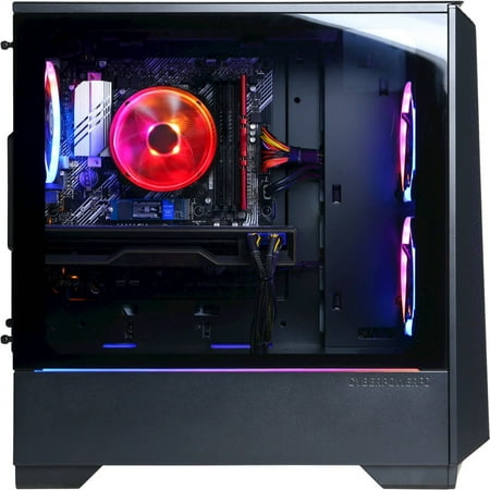 CyberPowerPC - Gamer Master Gaming Desktop - AMD Ryzen 5 3600 - 8GB Memory - AMD Radeon RX 6600 - 500GB SSD - Black