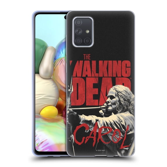 Head Case Designs Officially Licensed AMC The Walking Dead Season 10 Character Portraits Carol Soft Gel Case Compatible with Samsung Galaxy A71 (2019)