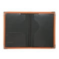thumbnail image 2 of Unique Bargains 1 Pc Passport Holder Metallic Edge Passport Sleeve Orange Red, 2 of 5