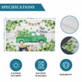 thumbnail image 6 of St. Patrick's Day Placemats Set of 4, Green Truck Lucky Shamrocks Rustic Wooden Placemats for Dining Table, Place Mats for Kitchen Tabletop, Waterproof Wipeable Dining Table Mats Set, 6 of 9